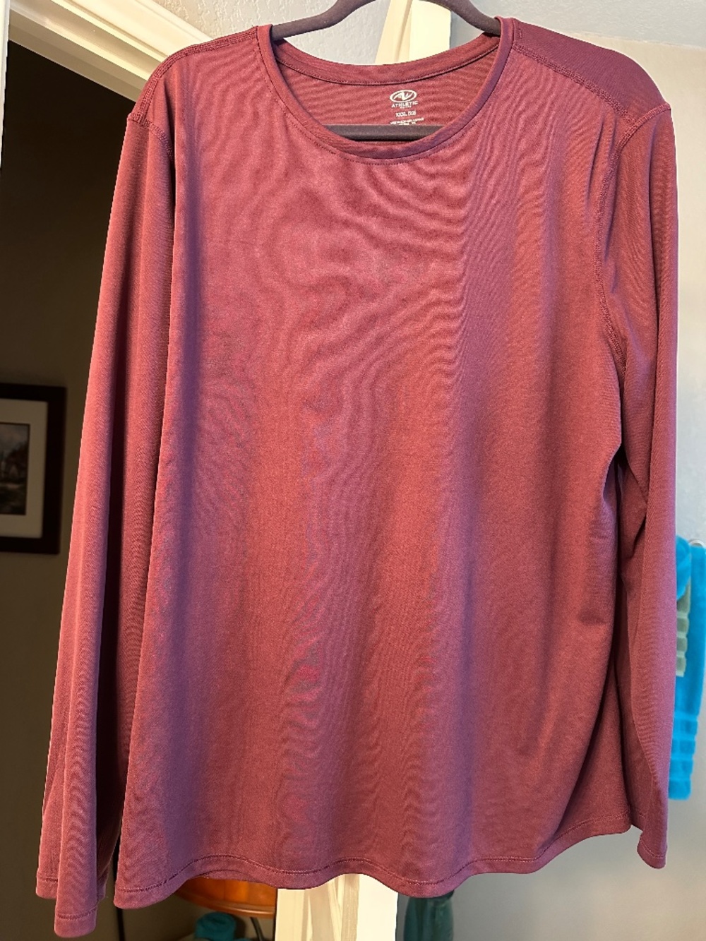 Athletic Works Women’s Crew Neck Long Sleeve Workout Top XXXL